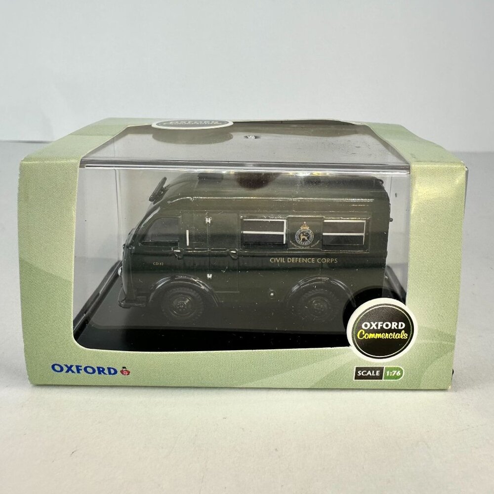 Oxford Diecast Civil Defence Corps Van 1/76 Scale Collectible Model